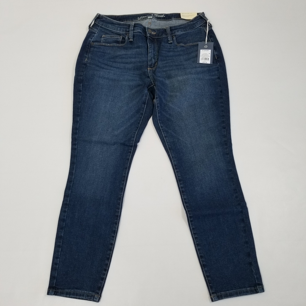 Universal Thread Mid-Rise Curvy Skinny Jeans Size 12S NWT